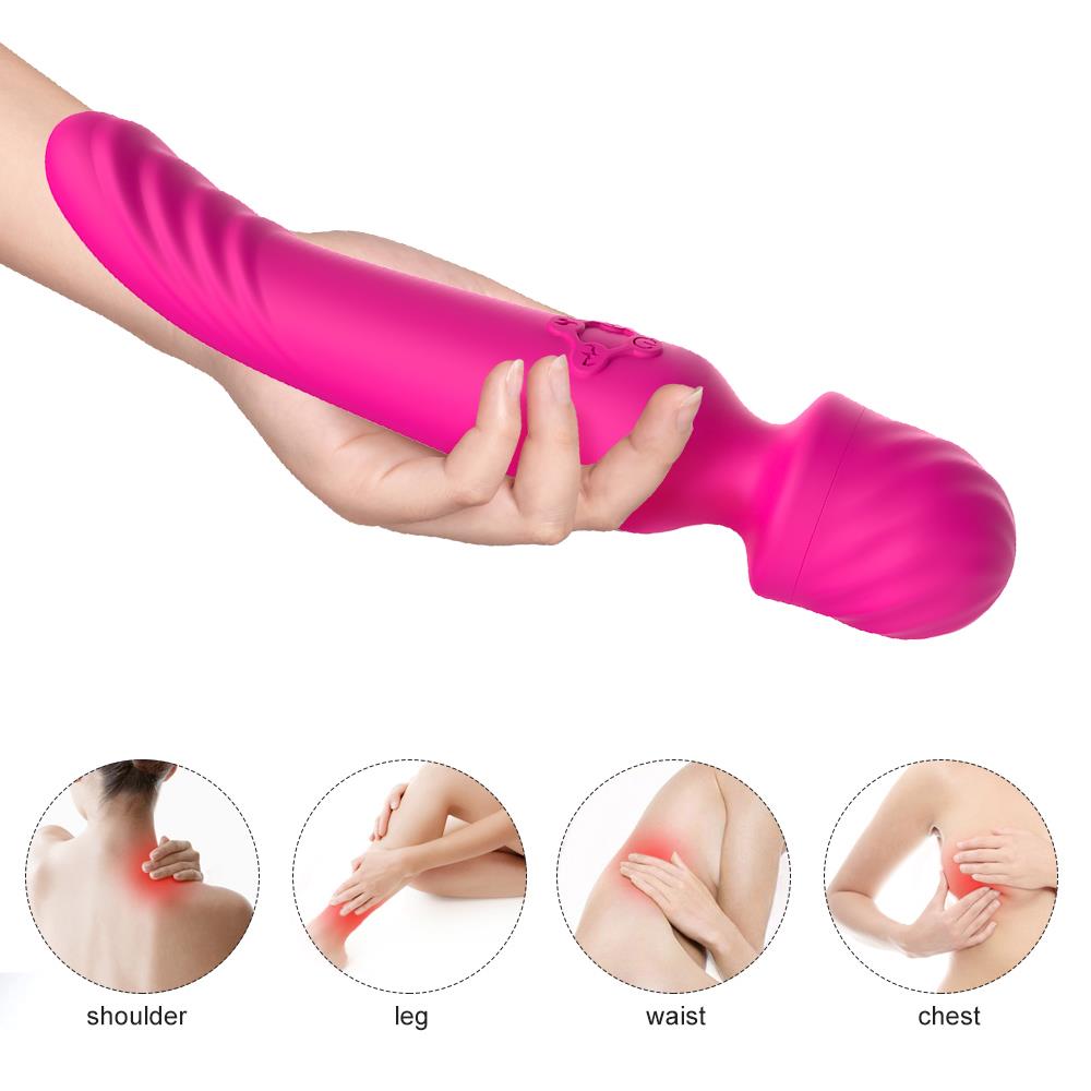 Bossoftoys - 52-00024 - Mission pink - Silicone Massager Pink USB - 9 Vibration mode - Mini wand