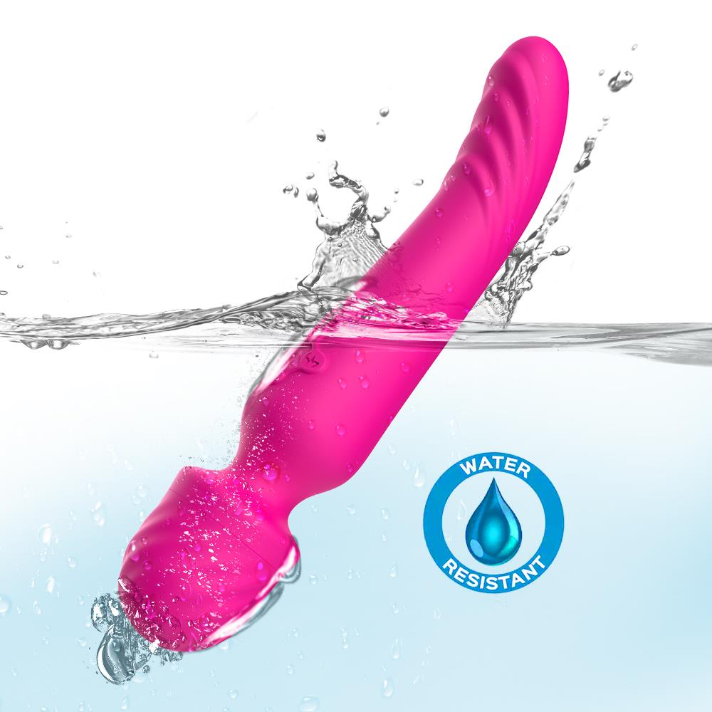 Bossoftoys - 52-00024 - Mission pink - Silicone Massager Pink USB - 9 Vibration mode - Mini wand