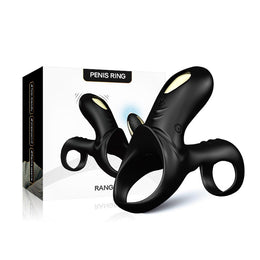 Boysoftoys - 52-00036-1 - Ranger black - Vibrating Cockring - Black - 9 vibration modes