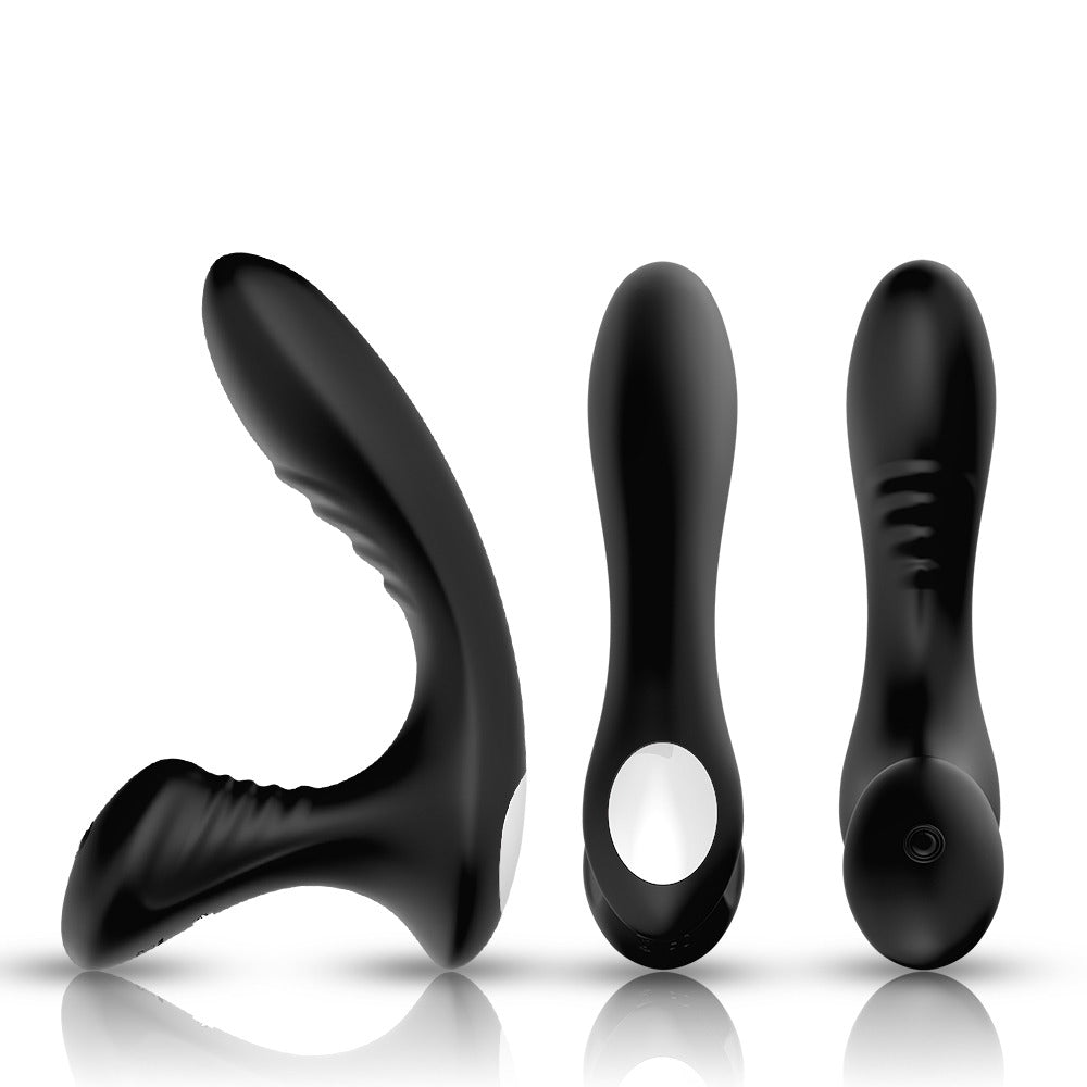 Bossoftoys - Storm black - 52-00043 - Silicone Massager - Prostate Massager - 9 vibration modes - Black