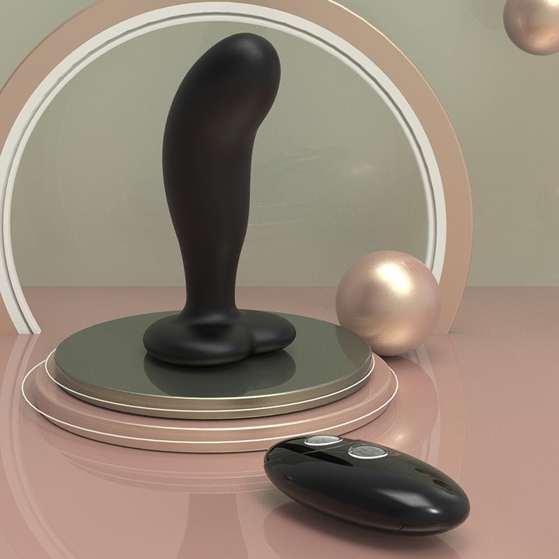 Bossoftoys Driller black Prostate Massager - Silicone - Remote control - 7 vibration modes - 52-00046