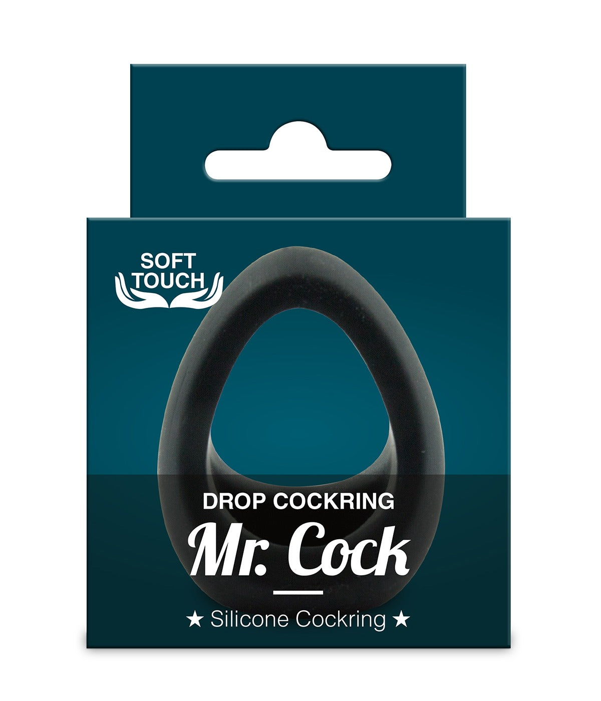 MVW Mr. Cock Drop Silicone Dual Cockring - Black
