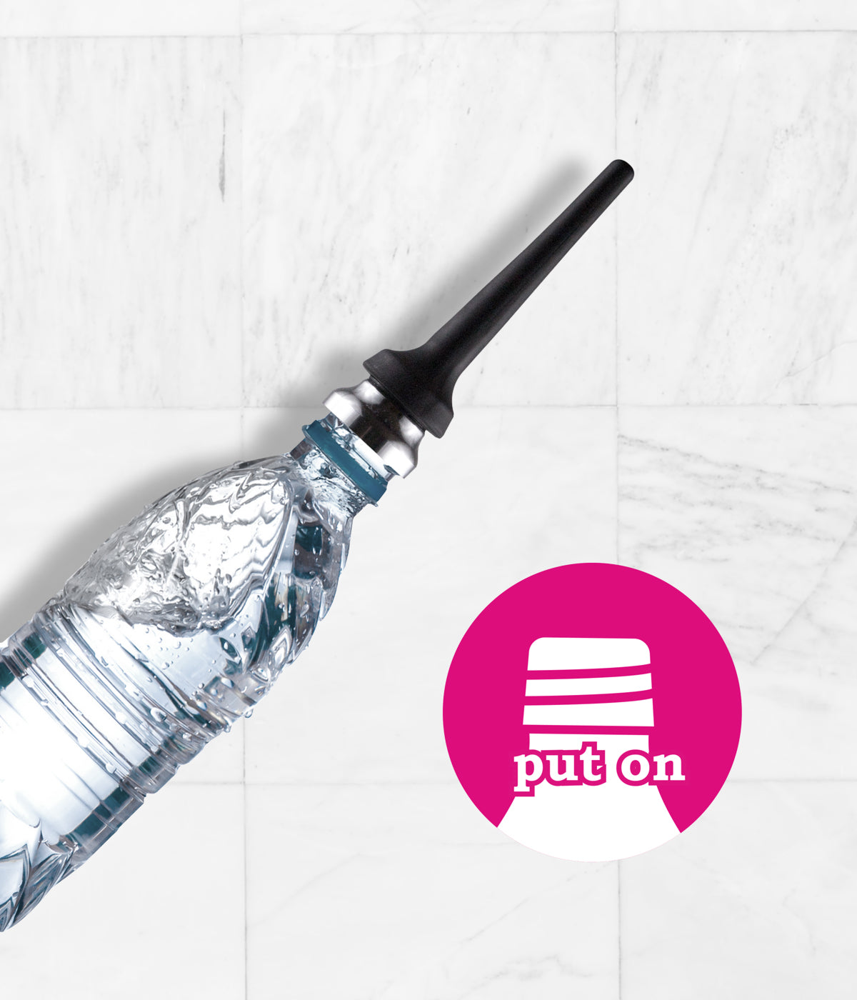 MVW Relaxxx Travel Anal Douche Cleaner Attachment - for Shower and Bottle
