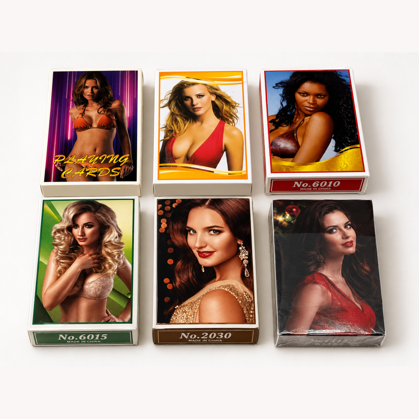 Kinky Pleasure - Sexy Hot Bikini Girls Playing Cards 6 Pack