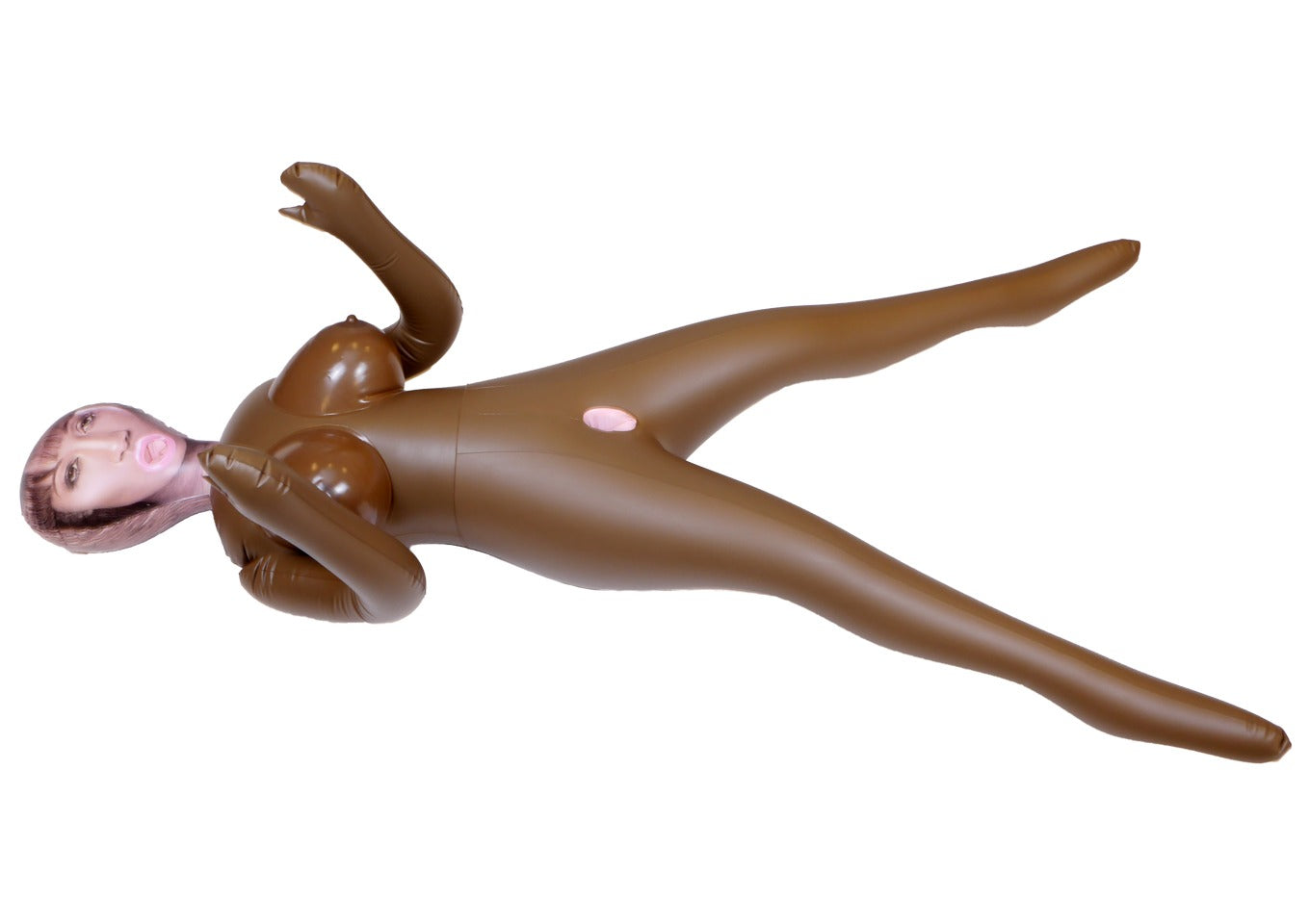 Boysoftoys Amelia Blow Up Love Doll - 150 cm - Black woman - Triple holes - Inflatable Masturbator - 59-00010