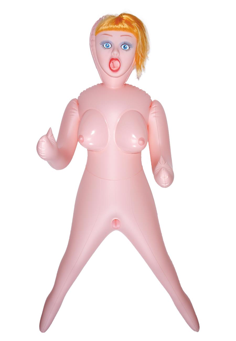 Boysoftoys Lolita Blow Up Love Doll 3D Face and Hair - Vibrating part - 3 Holes - 59-00015