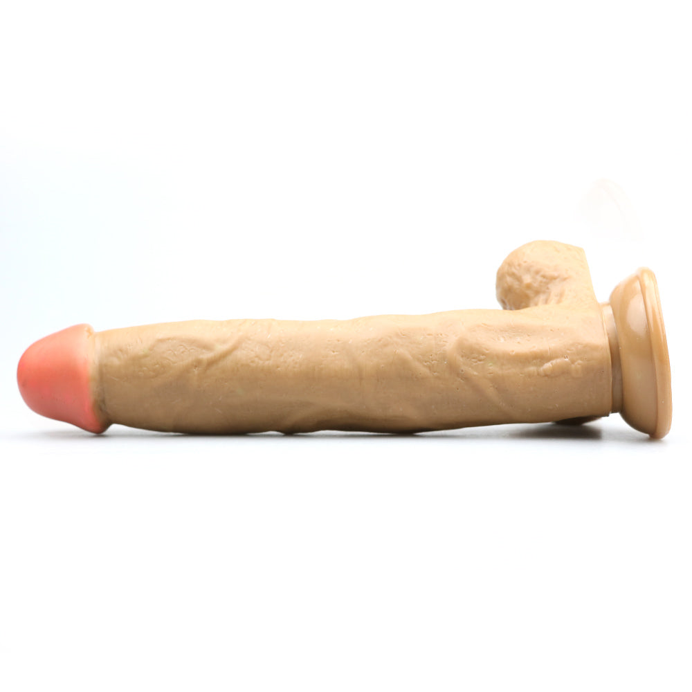 Power Escorts - BR159 Black - Rocket John 8,2'' - Realistic Dildo - 8,2 Inch / 21 CM