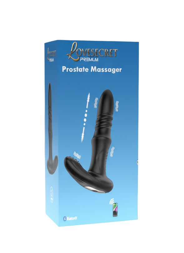 Lovesecret Premium Prostate Massager LS03 – App Controlled - Up & Down - 9 Thrusting / Vibration Modes
