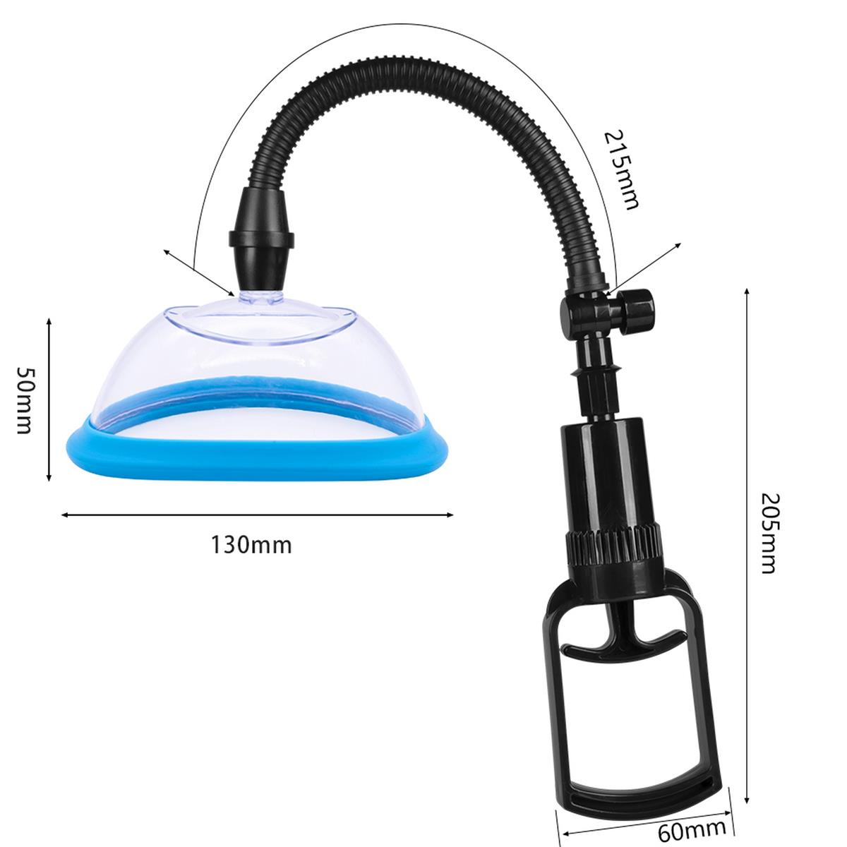 Bossoftoys Pussy Pump Enlarger - Strong hand grip - Size  22 cm - Dia box 6,9 cm - 60-00039