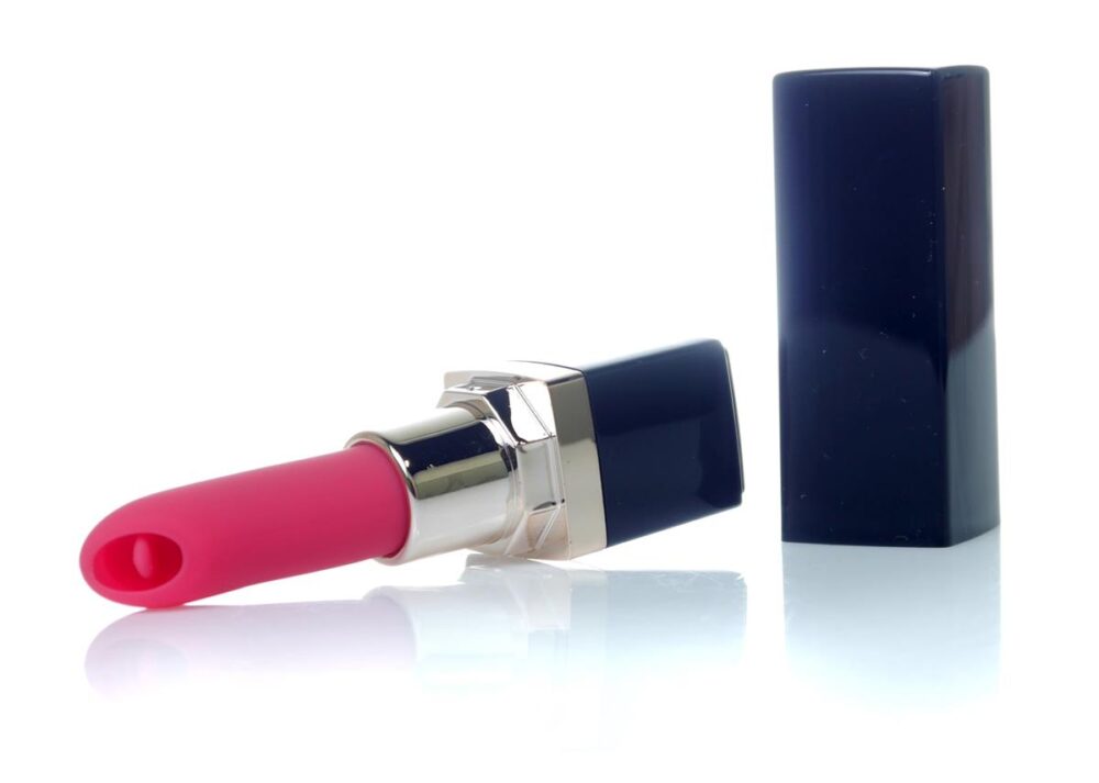 Bossoftoys Lipstick Vibrator - Rechargeable - Black housing - 60-00201 - Colour box