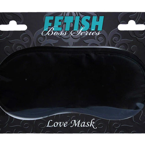 Boysoftoys Satin Love Mask Black - Fetish Powerv - Colour packing - 61-00024