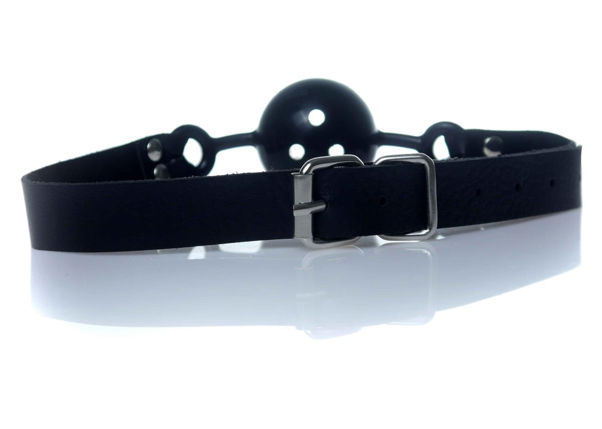 Bossoftoys - 61-00031 - Ball Gag - adjustable - breathable - attractive colour window box - black