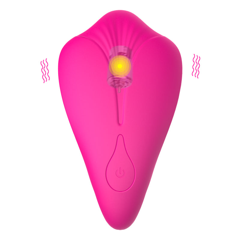 Foxshow - 63-00006 - Remote control Panty vibrator - Heat function - Voice control function - 10 Function - Rechargeable - 12,5 cm x 9 cm - Luxury Giftbox - Purple