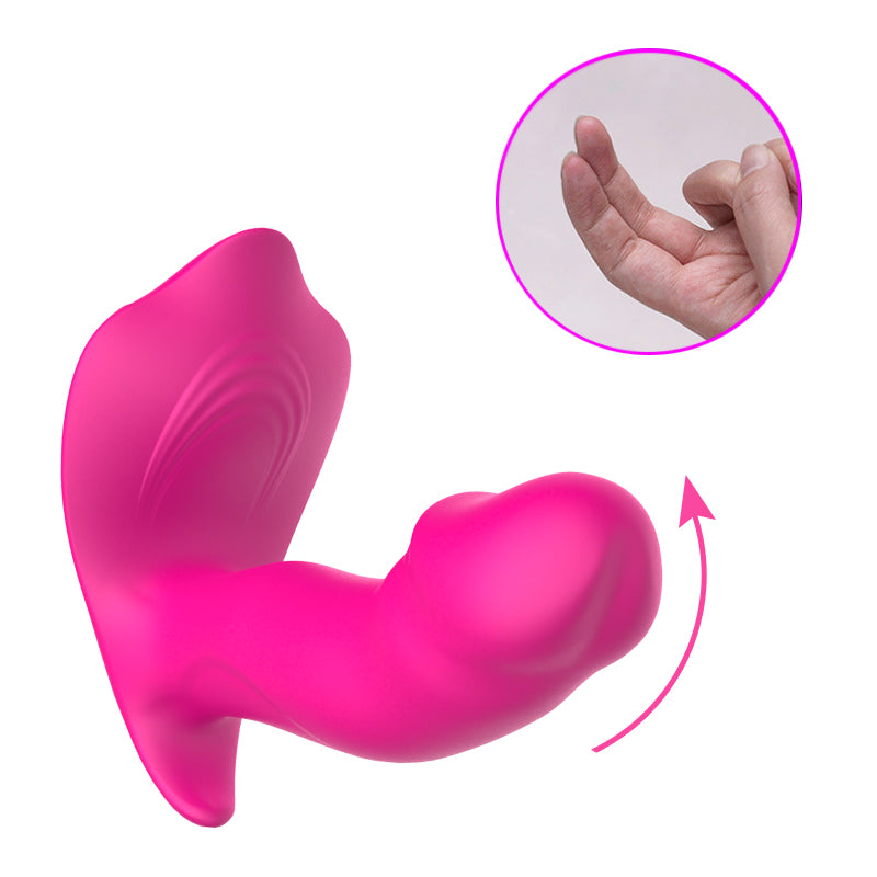 Foxshow - 63-00006 - Remote control Panty vibrator - Heat function - Voice control function - 10 Function - Rechargeable - 12,5 cm x 9 cm - Luxury Giftbox - Purple