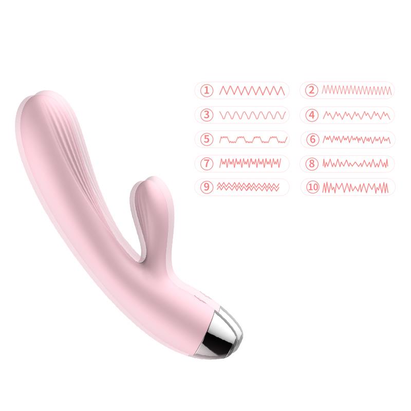 Foxshow - 63-00010 - Design G spot Vibrator - 22,4 cm - Heat function - 10 Function - Rechargeable  - Luxury Giftbox - Pink