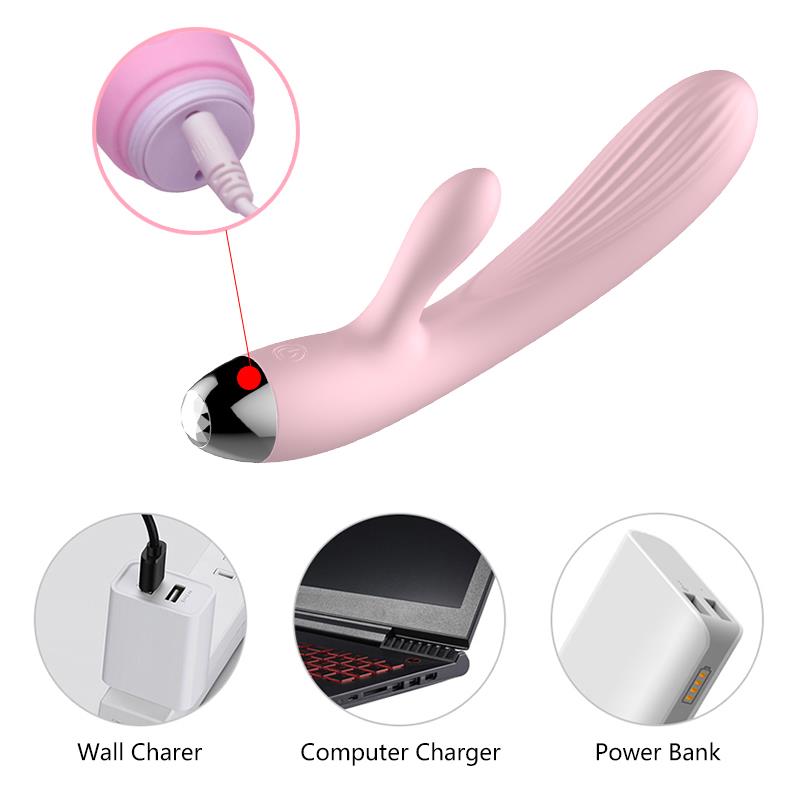 Foxshow - 63-00010 - Design G spot Vibrator - 22,4 cm - Heat function - 10 Function - Rechargeable  - Luxury Giftbox - Pink