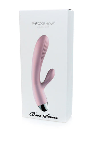 Foxshow - 63-00010 - Design G spot Vibrator - 22,4 cm - Heat function - 10 Function - Rechargeable - Luxury Giftbox - Pink