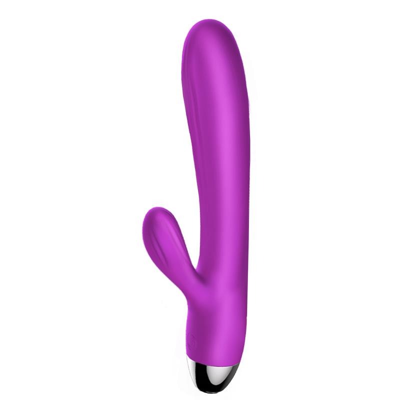 Foxshow - 63-00014 - g spot Vibrator-Silicone Vibrator - Pulsator - USB - 7 + 7 Function / Heating - Luxury colour box - Purple