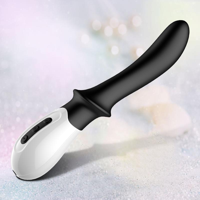 Foxshow - 63-00015 - Design G spot Vibrator - 20 cm - Heat function - 10 Function - Rechargeable  - Luxury Giftbox - Black