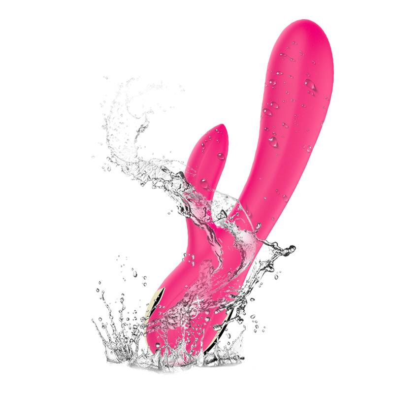 Foxshow - 63-00016 - Victorua G spot Vibrator-Silicone Vibrator  - USB - 7 Function + Booster / Heating - Luxury colour box - Pink