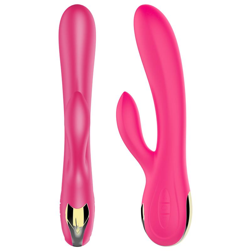 Foxshow - 63-00016 - Victorua G spot Vibrator-Silicone Vibrator  - USB - 7 Function + Booster / Heating - Luxury colour box - Pink
