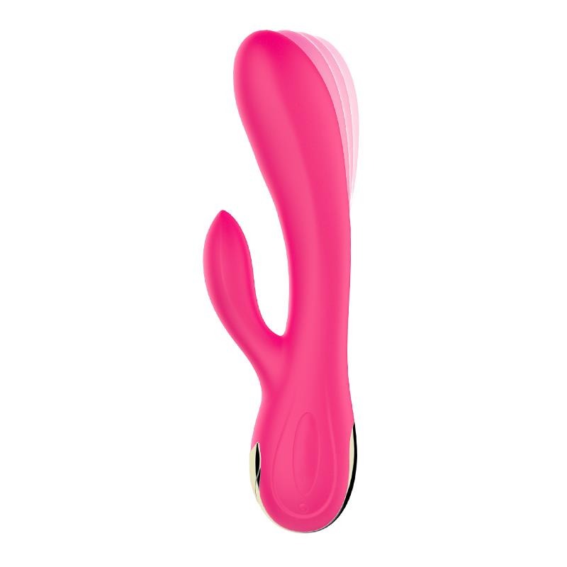 Foxshow - 63-00016 - Victorua G spot Vibrator-Silicone Vibrator  - USB - 7 Function + Booster / Heating - Luxury colour box - Pink