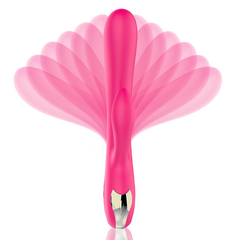 Foxshow - 63-00016 - Victorua G spot Vibrator-Silicone Vibrator  - USB - 7 Function + Booster / Heating - Luxury colour box - Pink