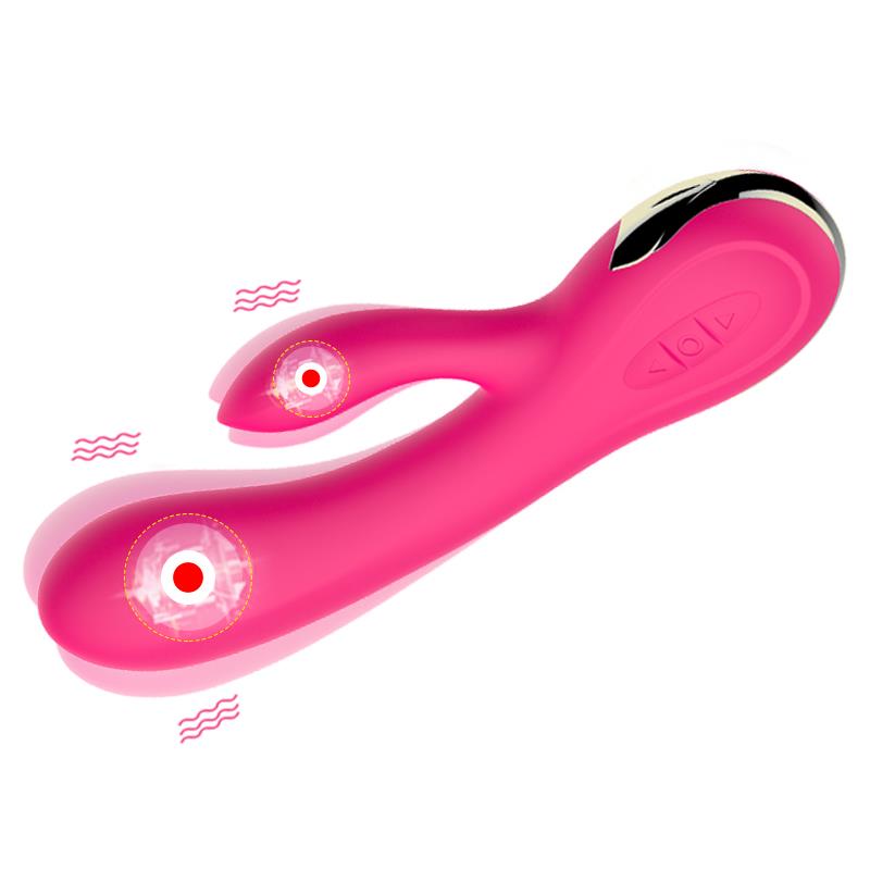Foxshow - 63-00016 - Victorua G spot Vibrator-Silicone Vibrator  - USB - 7 Function + Booster / Heating - Luxury colour box - Pink