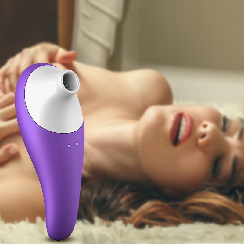 Foxshow - 63-00029 - Robert - Air sucker - Oral sucker - Design sucker - 7 Function - Rechargeable - Luxury Giftbox - Purple