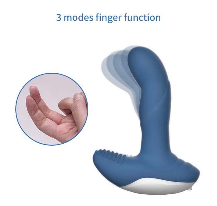 Foxshow - 63-00032 - Design G spot Vibrator - 13,5 cm - Heat function - 7 Function - Rechargeable  - Luxury Giftbox - Blue