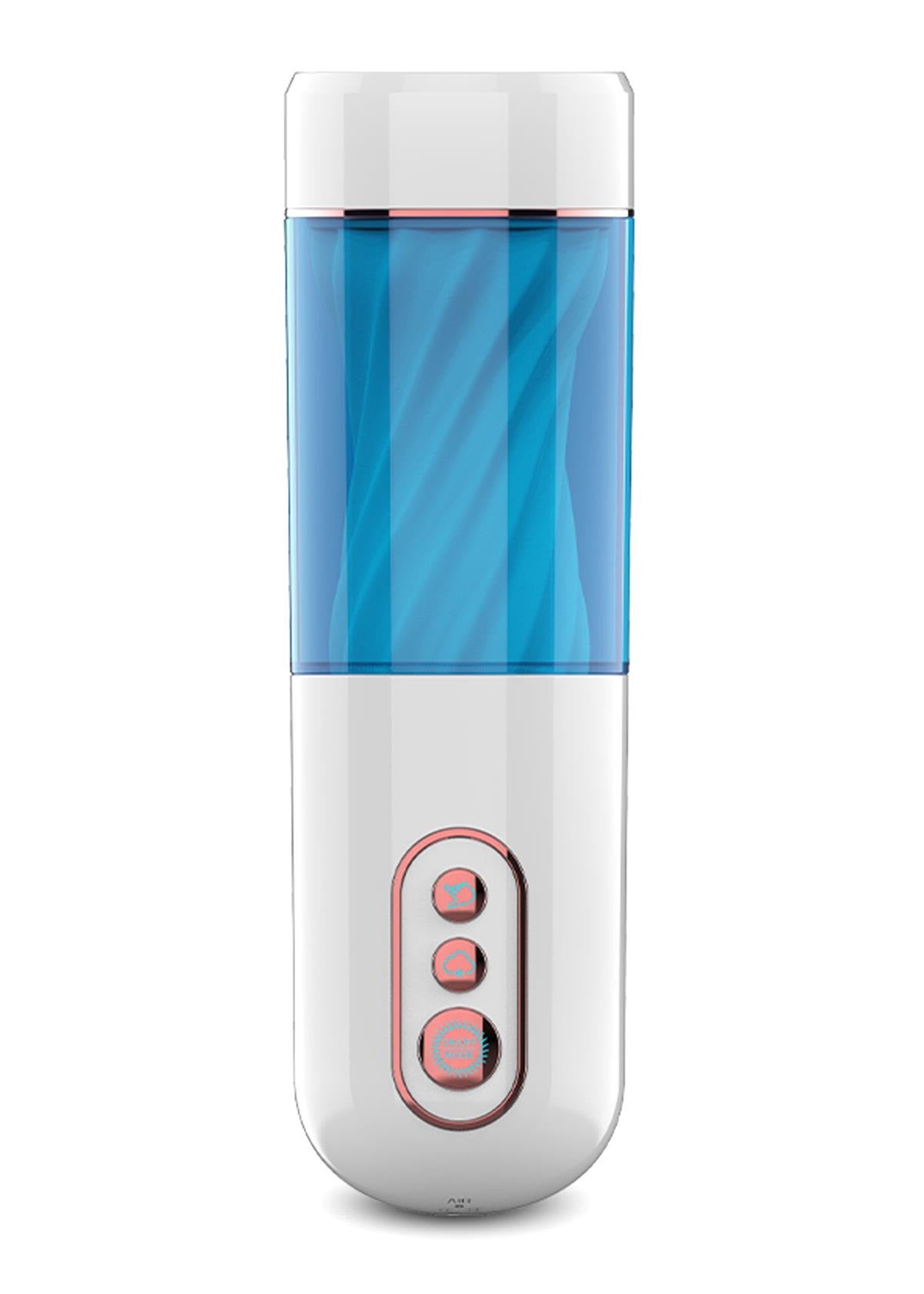 Foxshow - 63-00052 - Big size - 27,5 Cm - Masturbator cup - Sound Vibrating, Flashing Masturbation - USB rechargeable - 7 Function - Dia outside 8 cm