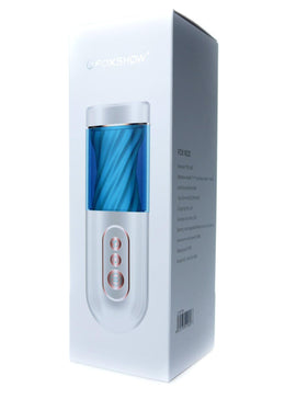Foxshow - 63-00052 - Big size - 27,5 Cm - Masturbator cup - Sound Vibrating, Flashing Masturbation - USB rechargeable - 7 Function - Dia outside 8 cm