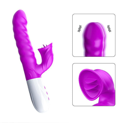 Boysoftoys - 63-00058 - Vibrator Silicon - Vibrator - 7 Functions and Heating Mode - Rechargeable