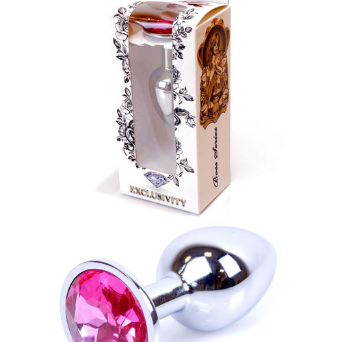 Boysoftoys - 64-00008F - Plug - Silver - Anal - Rose - colour windowbox