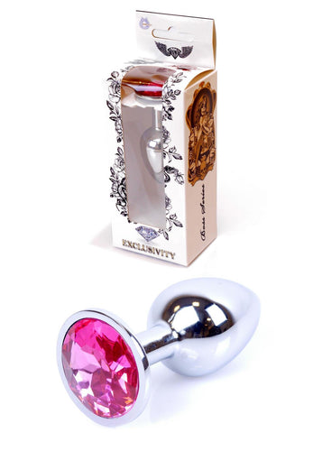 Boysoftoys - 64-00008F - Plug - Silver - Anal - Rose - colour windowbox