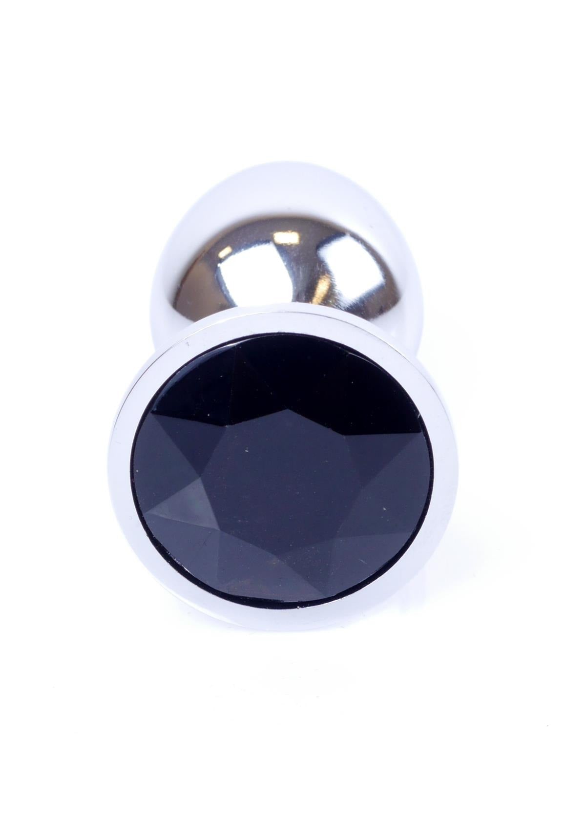 Bossoftoys - 64-00013 - Plug - Silver - Anal - Black - NEW with Colour window box