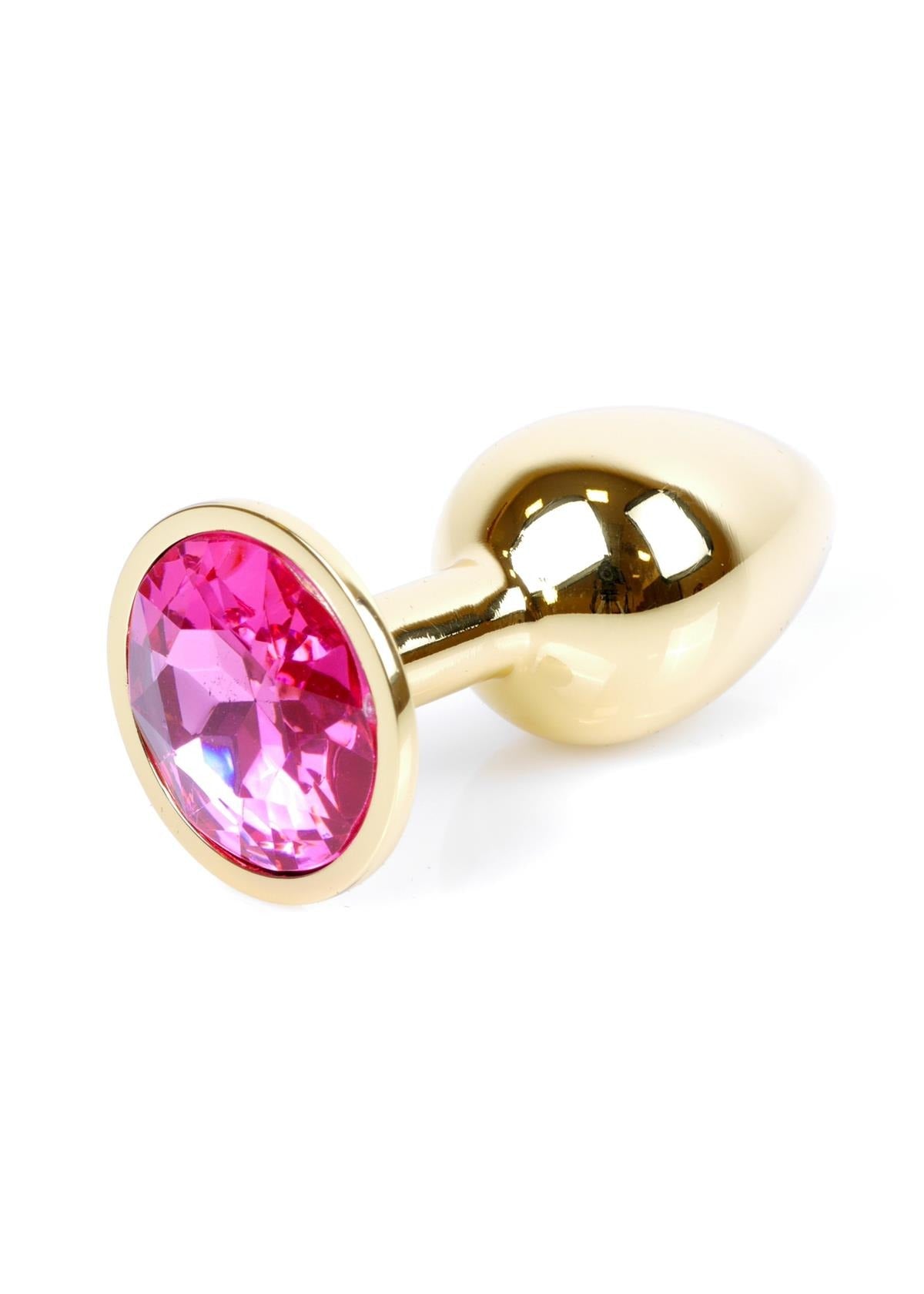 Bossoftoys - 64-00017 - Plug - Gold - Anal - Pink - colouw window box