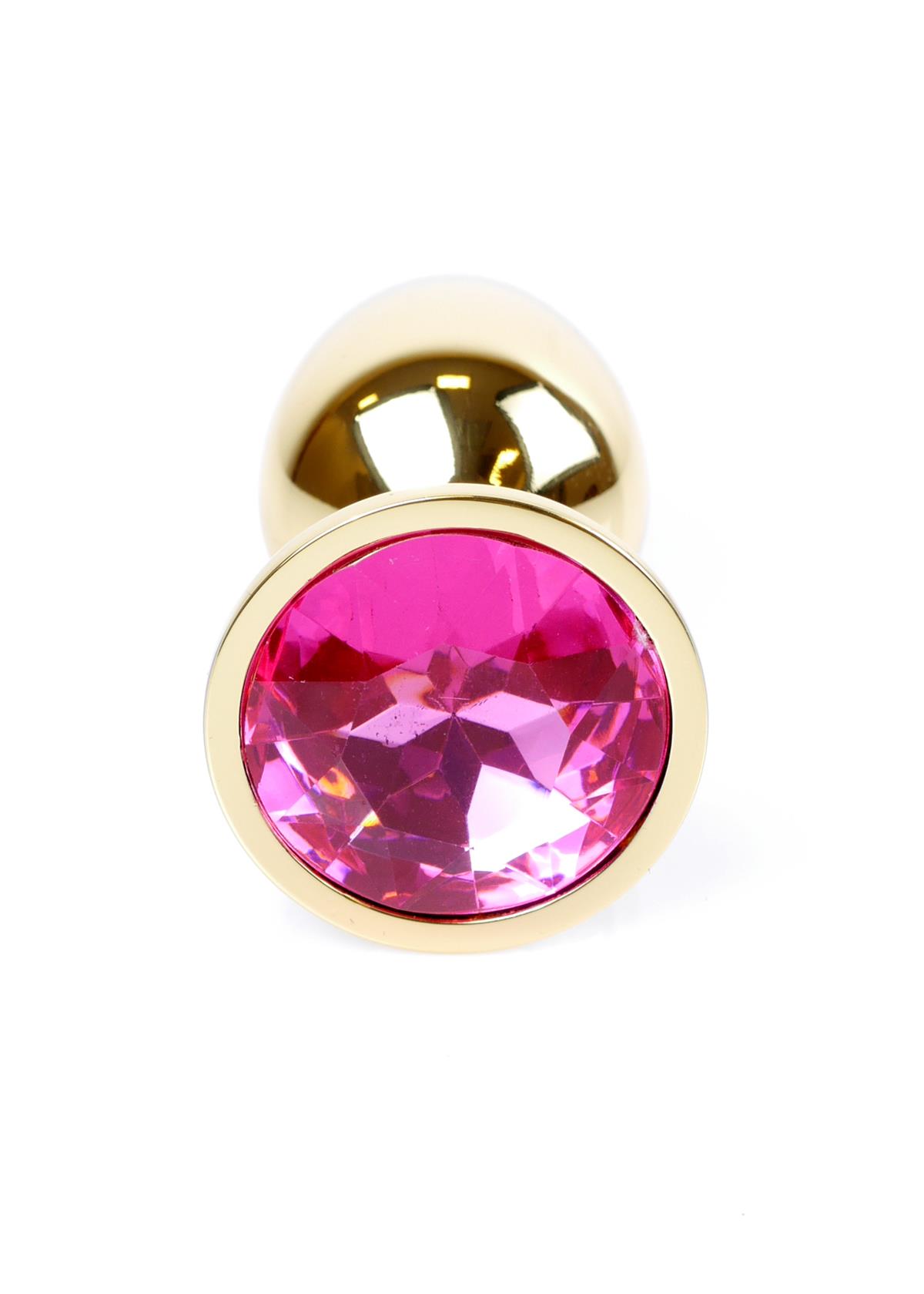 Bossoftoys - 64-00017 - Plug - Gold - Anal - Pink - colouw window box