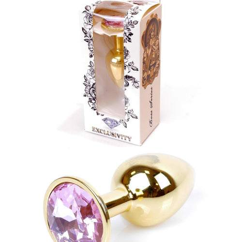Boysoftoys - 64-00018 - Plug - Gold - Anal - Rose - colour window box
