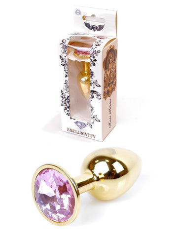 Boysoftoys - 64-00018 - Plug - Gold - Anal - Rose - colour window box