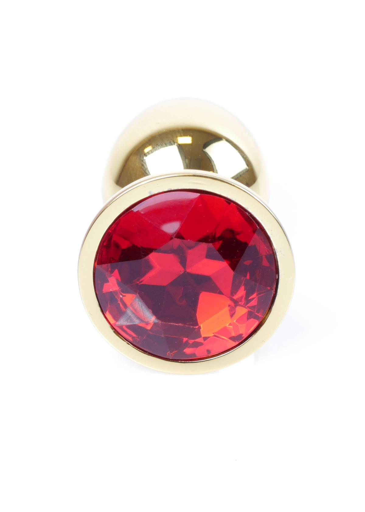 Bossoftoys Gold Plug Red anal - colour window box - 64-00019