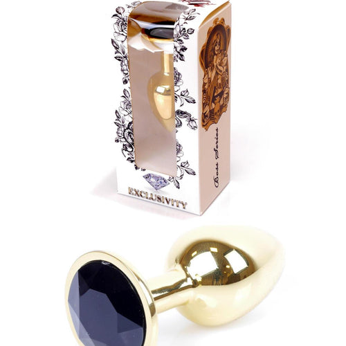 Boysoftoys - 64-00020 - Plug - Gold - Anal - Black - attractive window colour box