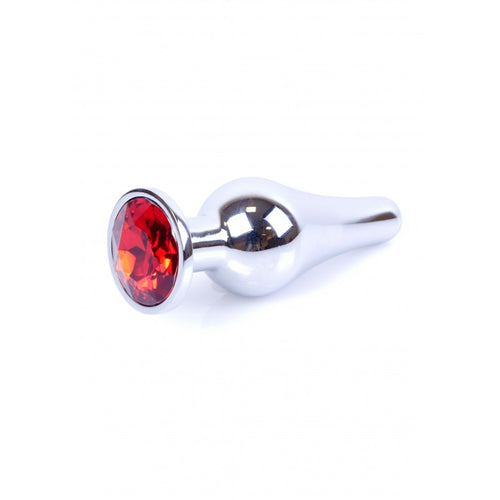 Boysoftoys - 64-00073 - big Butt Plug - Silver - Anal - Red