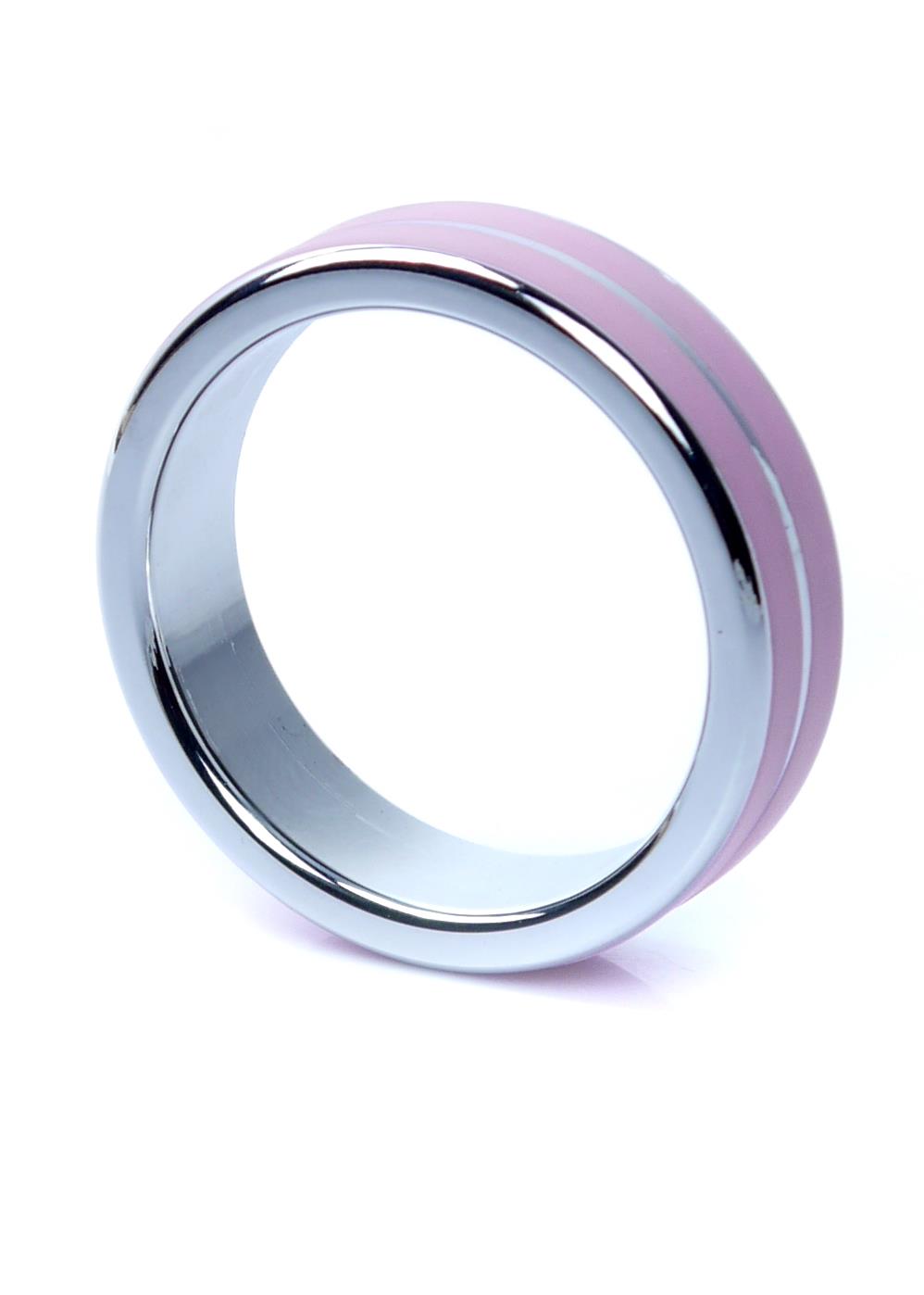 Bossoftoys - 64-00106 - Luxury Design metal Cockring Pink- Large size - Inner diameter 4,5 cm - Outer diameter 5,5 cm