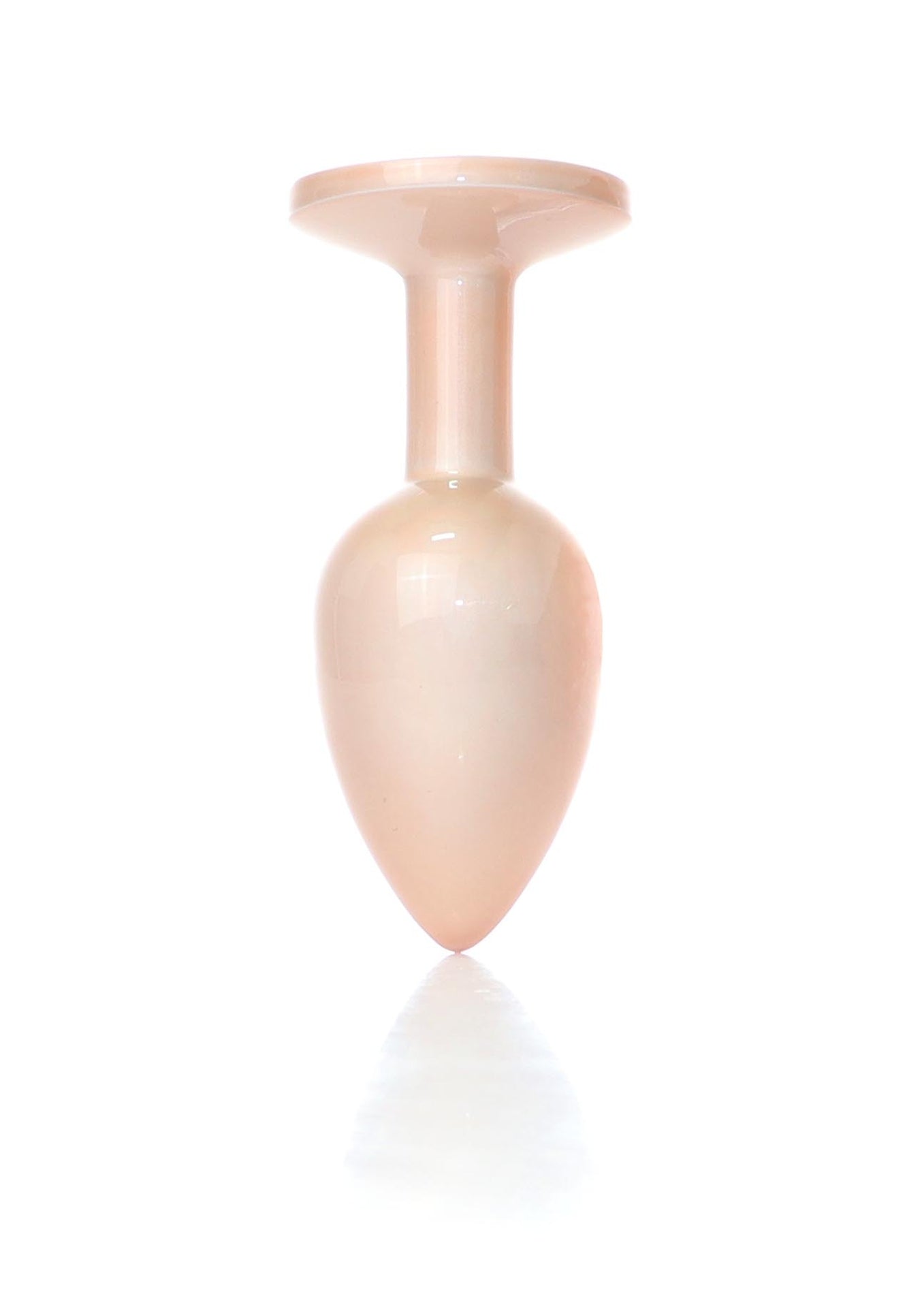 Boysoftoys - 64-00129 - Pearl Gold Anal Plug Clear Stone Small