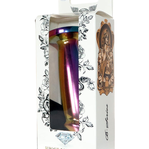 Boysoftoys - 64-00142 - Multi Colour Penis Anal Plug Clear Stone Medium - 12 Cm Dia 2,8 Cm