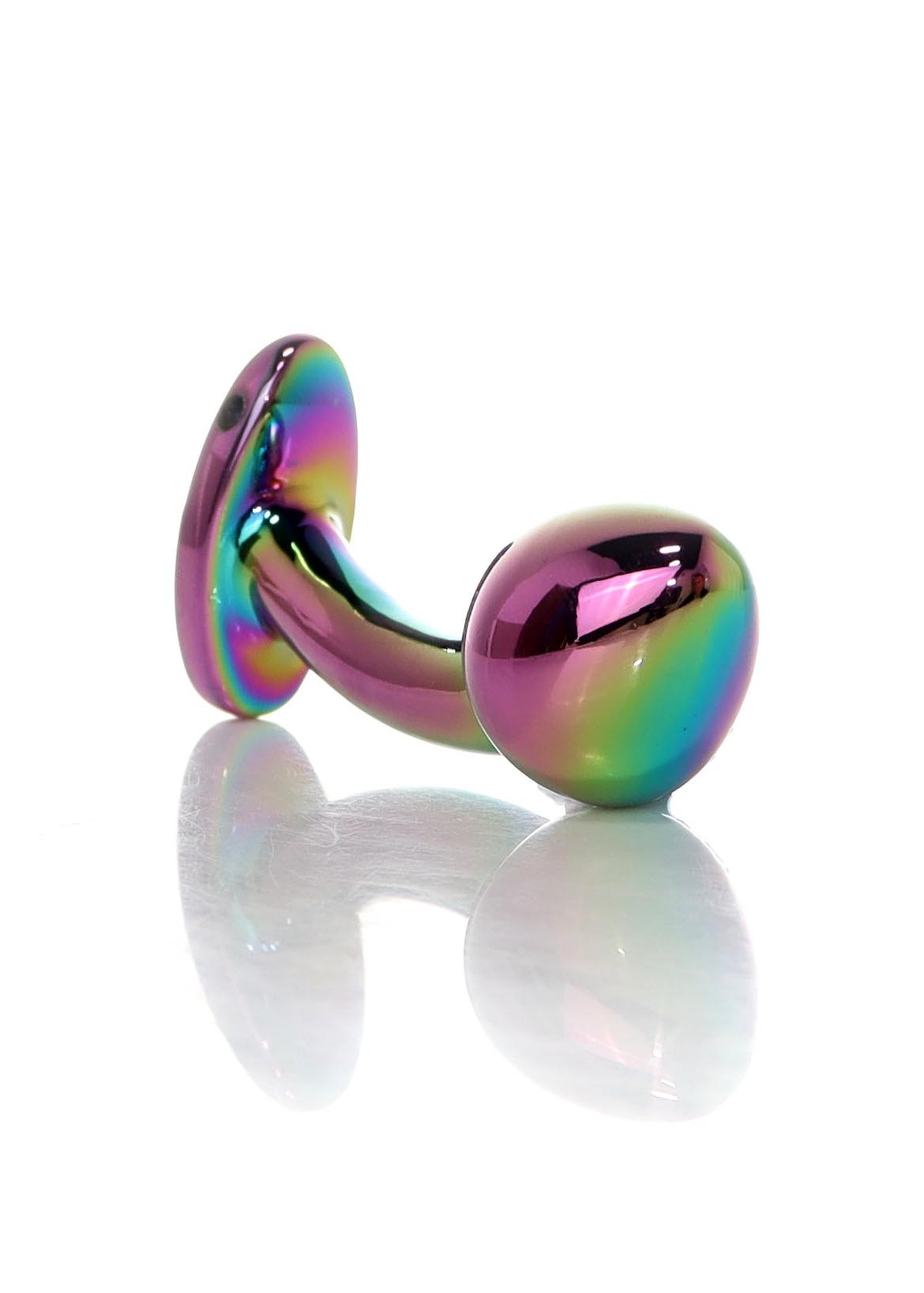 Boysoftoys - 64-00149 - Multi Colour Curved Anal Plug Small - 7,5 Cm Dia 2,5 Cm
