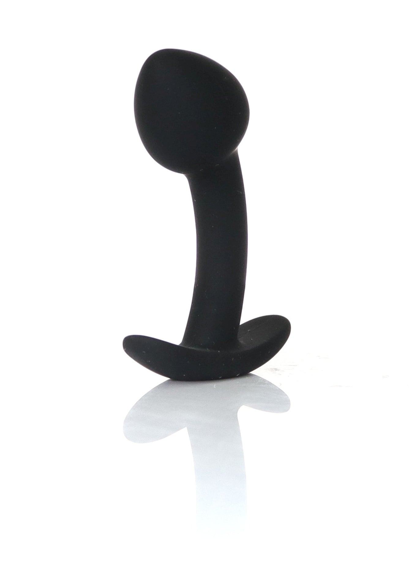 Boysoftoys - 64-00155 - Curved Silicone Anal Black Plug Small - 7,5 Cm Dia 2,5 Cm