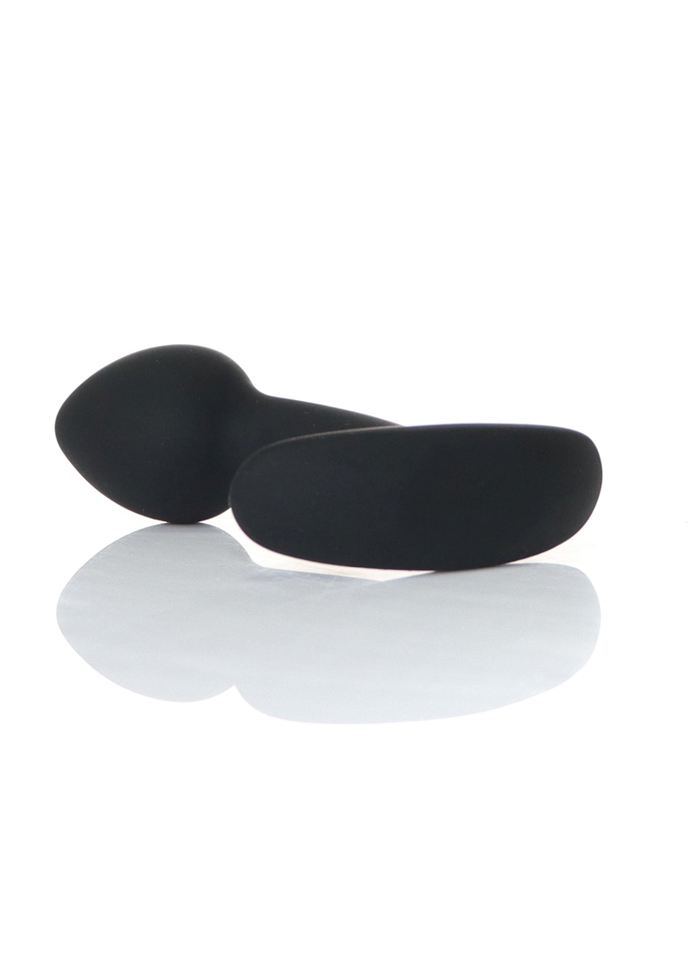 Boysoftoys - 64-00155 - Curved Silicone Anal Black Plug Small - 7,5 Cm Dia 2,5 Cm