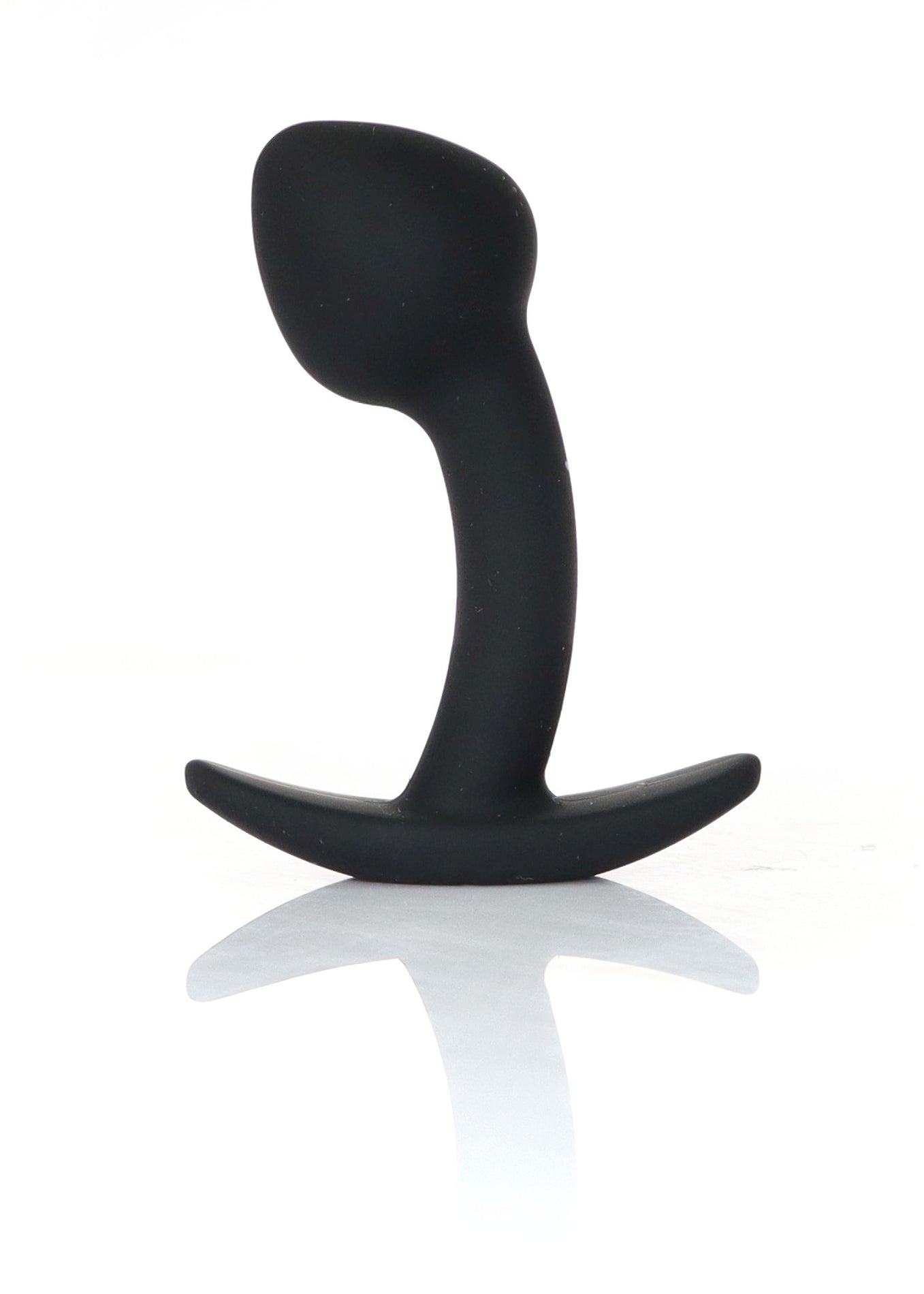 Boysoftoys - 64-00155 - Curved Silicone Anal Black Plug Small - 7,5 Cm Dia 2,5 Cm